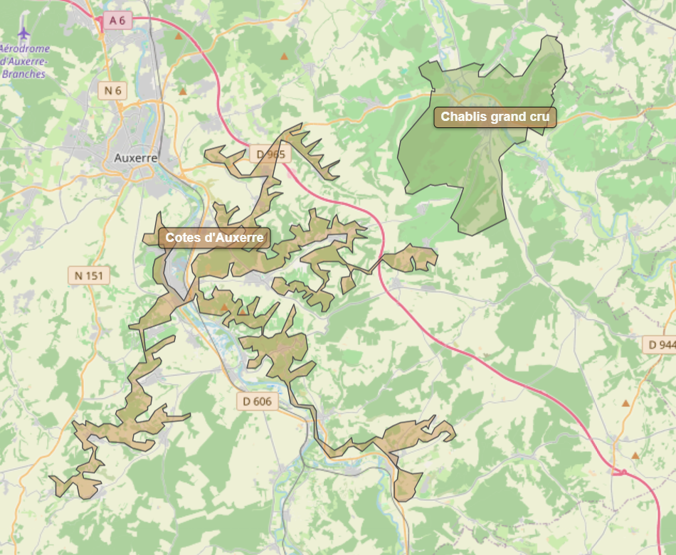 Billede fra regionen Chablis
