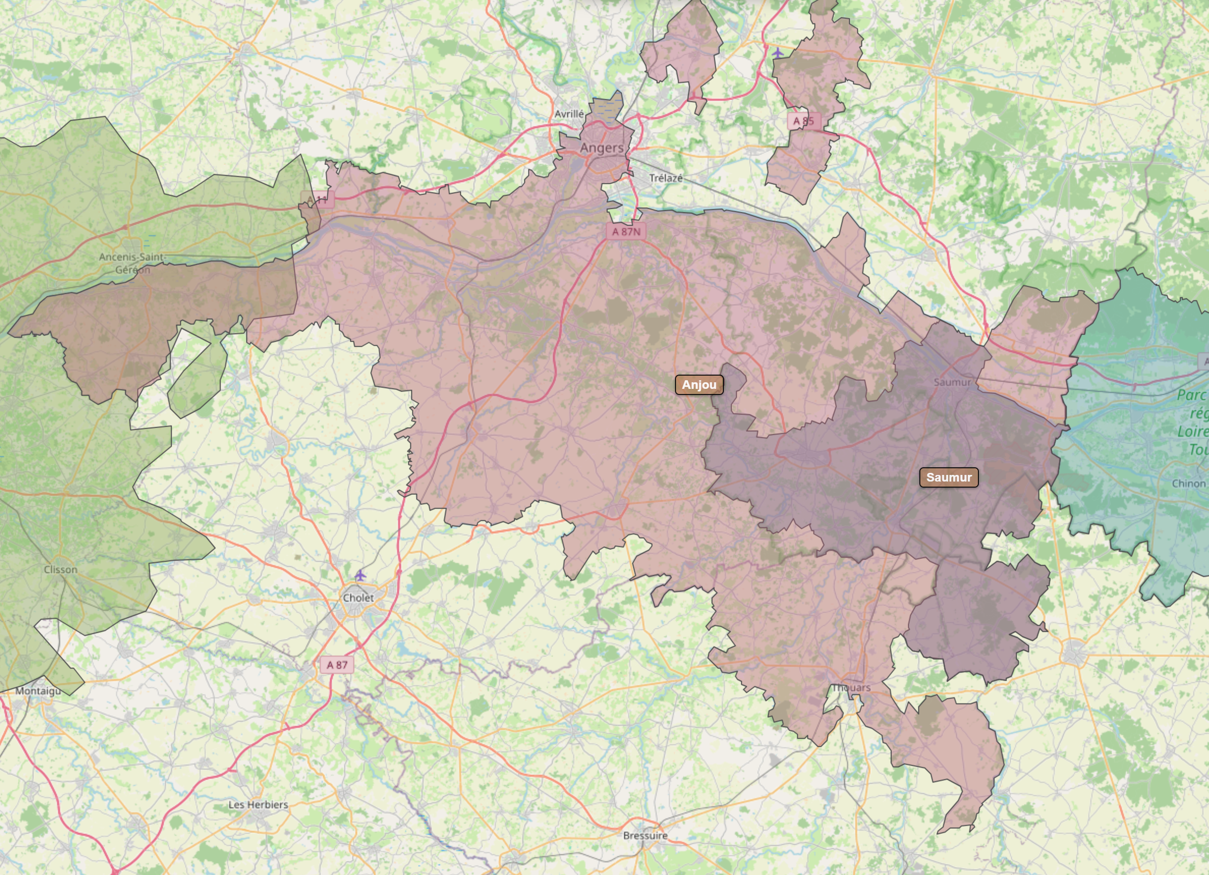 Billede fra regionen Anjou