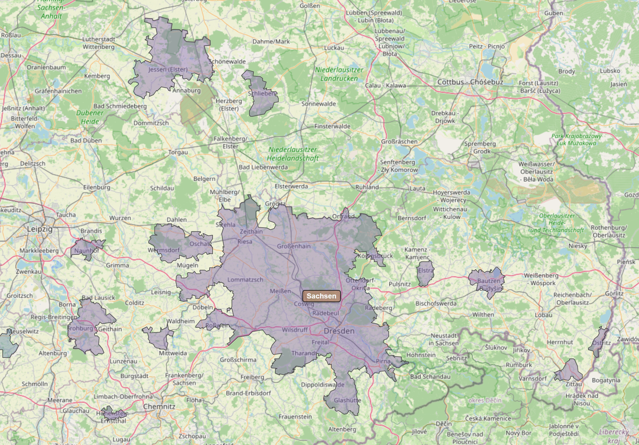 Billede fra regionen Sachsen