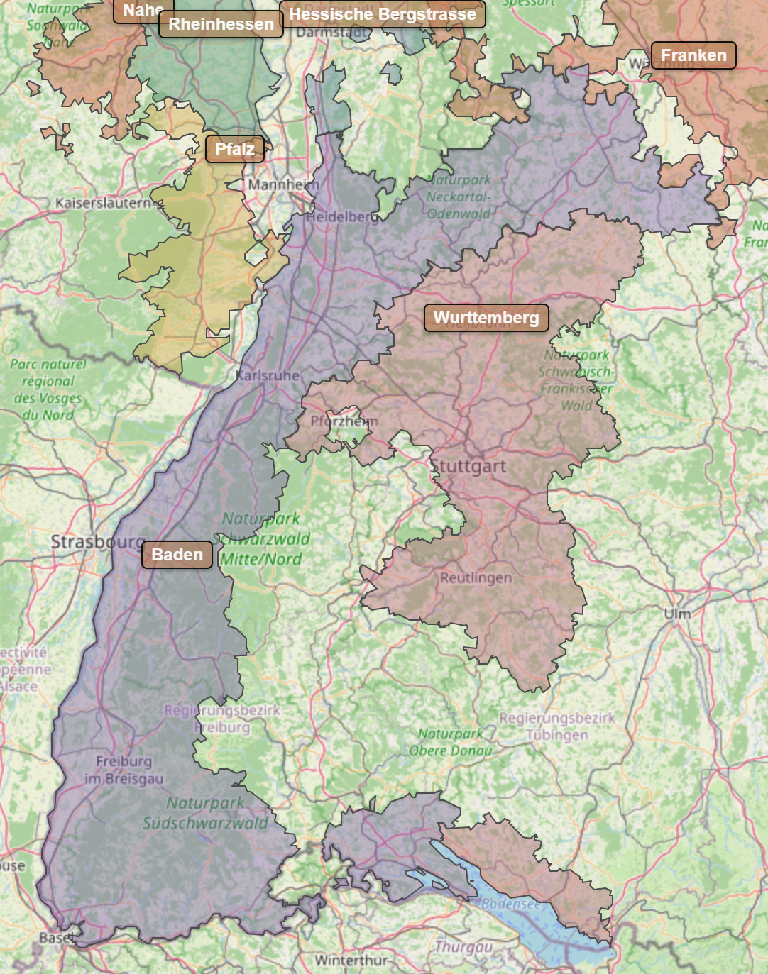 Billede fra regionen Baden