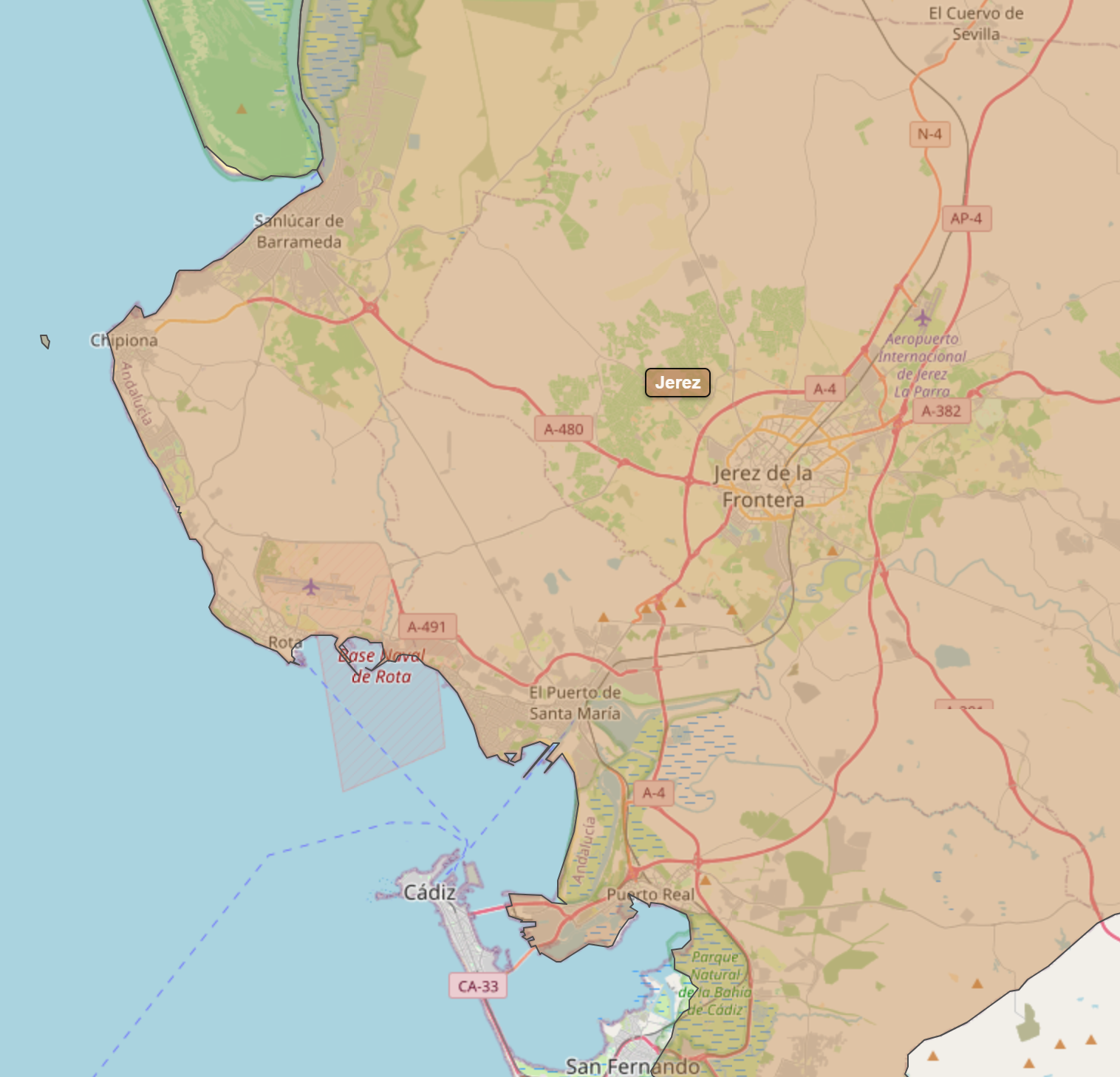 Billede fra regionen Manzanilla-Sanlucar de Barrameda