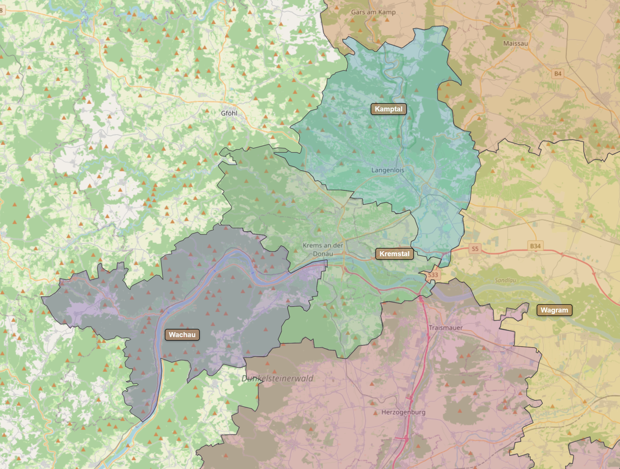 Billede fra regionen Wachau