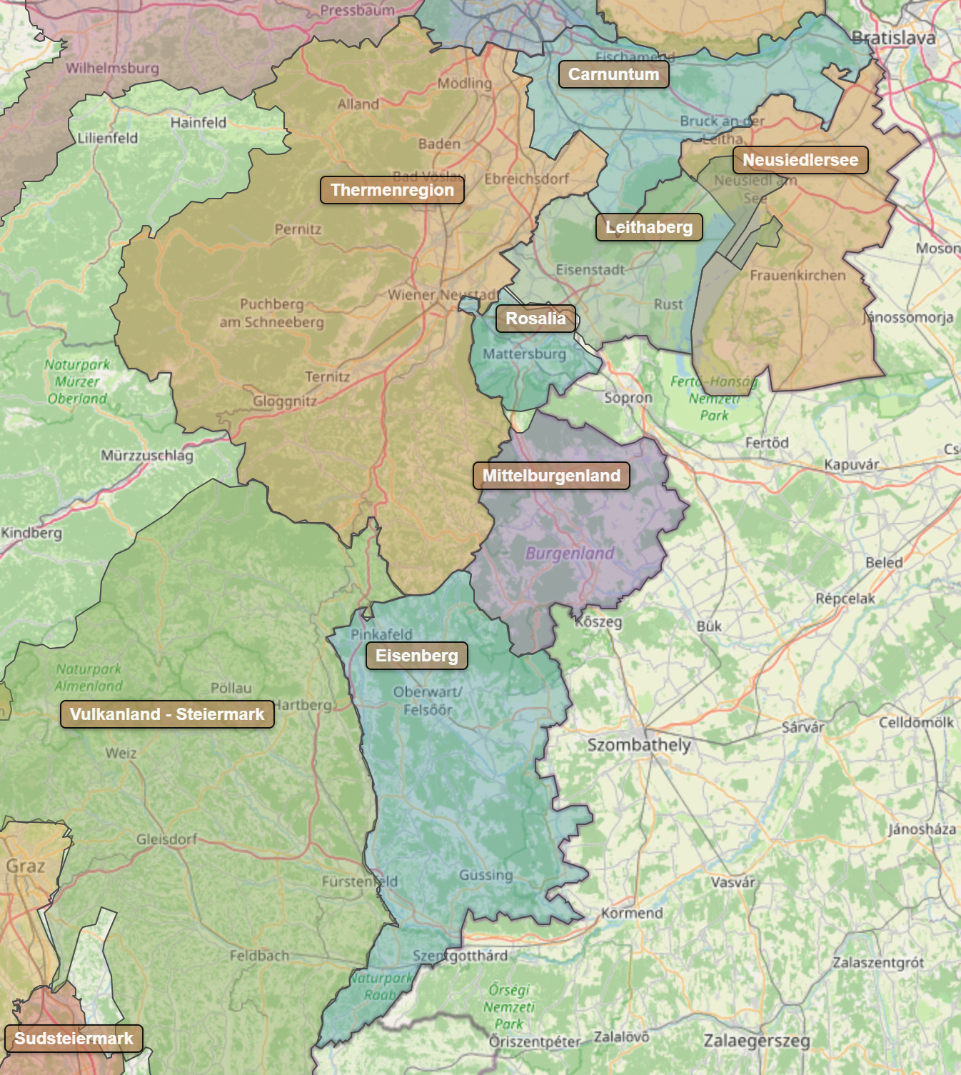 Billede fra regionen Burgenland