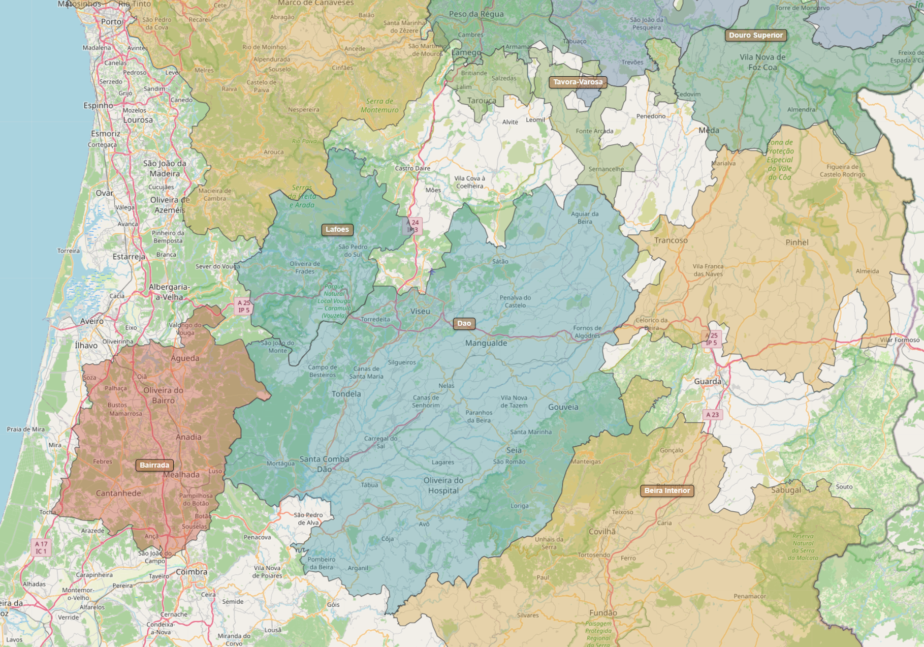 Billede fra regionen Bairrada