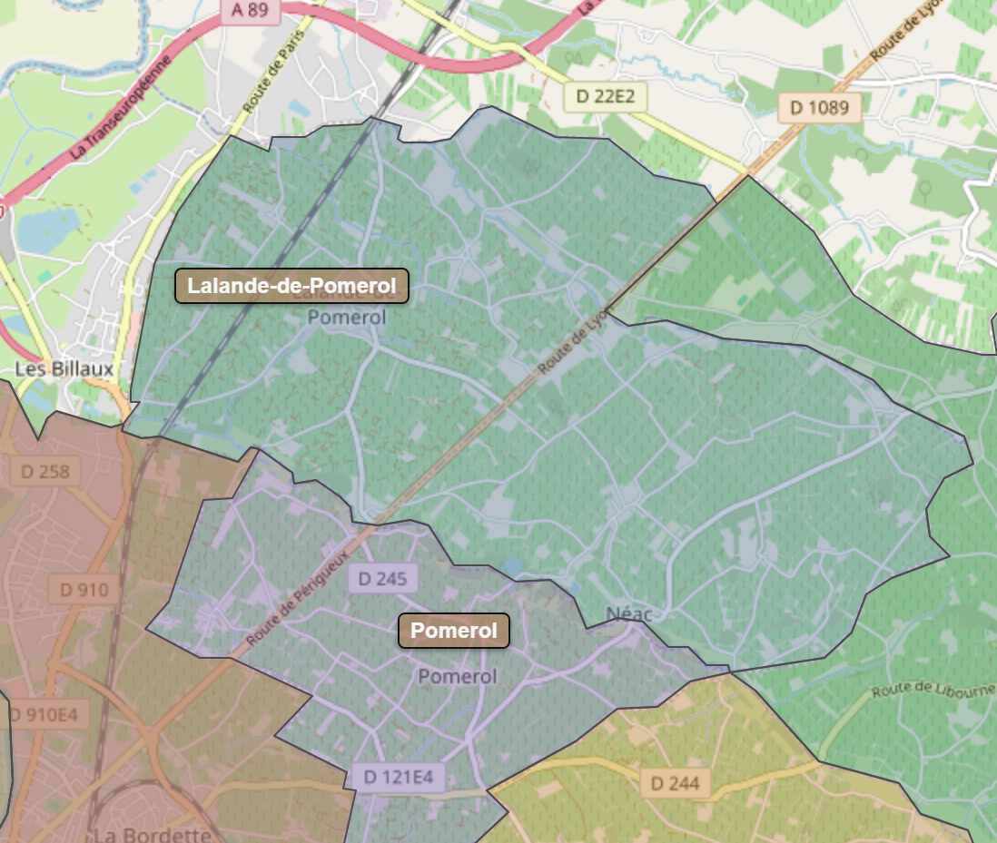 Billede fra regionen Lalande-de-Pomerol AOC/AOP