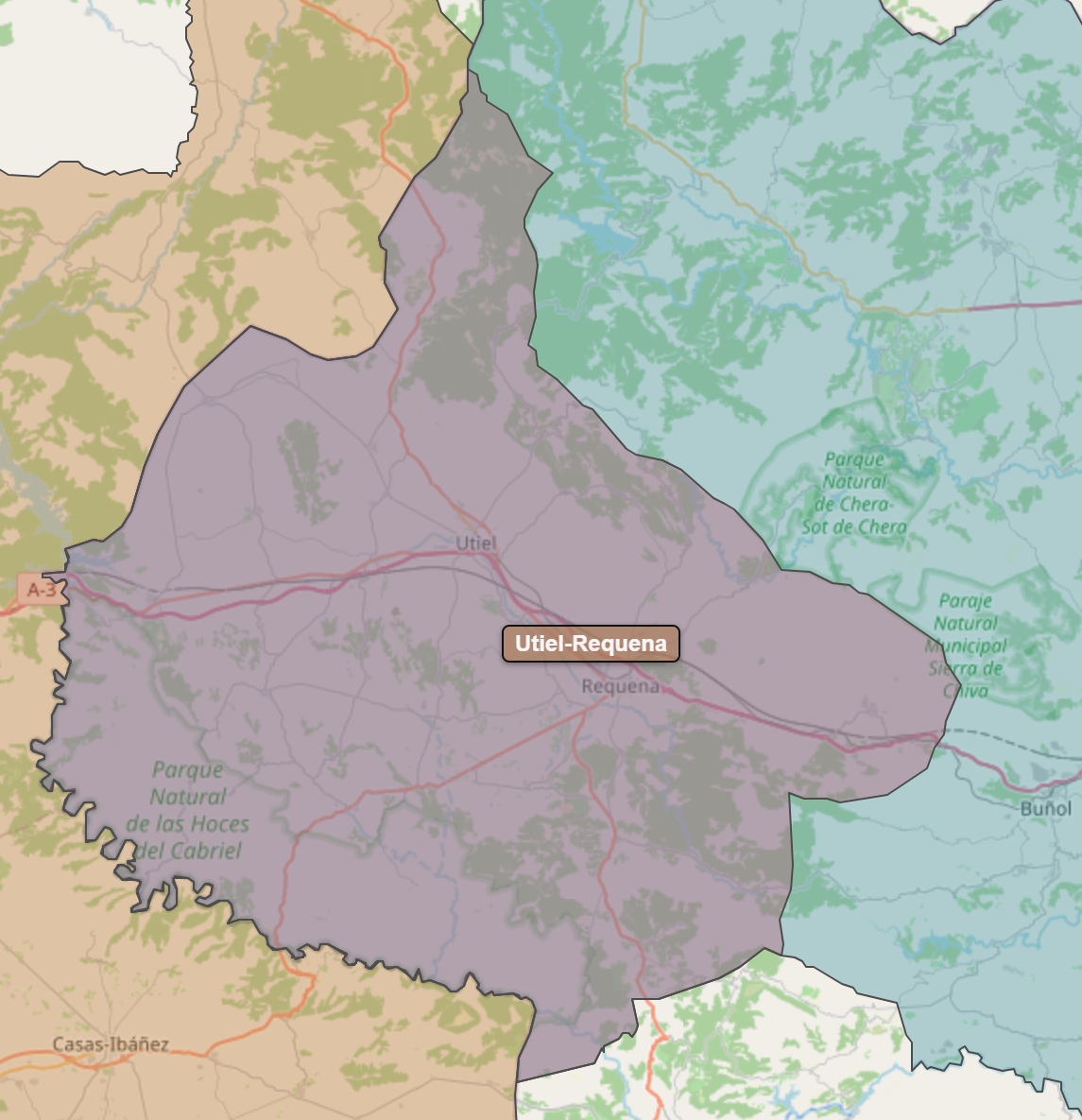 Billede fra regionen Utiel-Requena DO