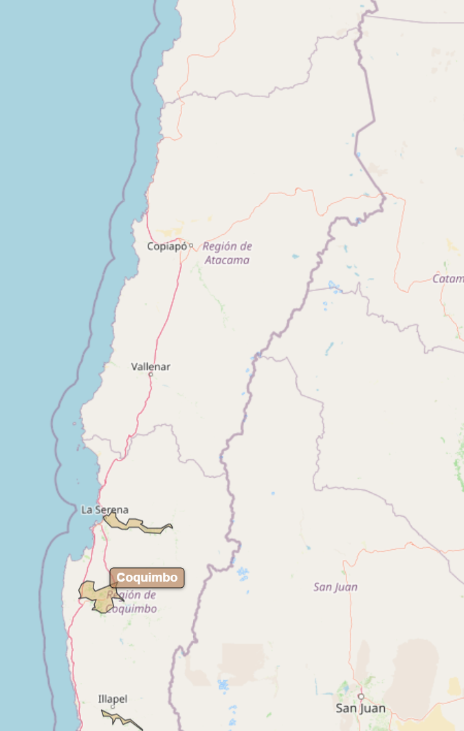 Billede fra regionen Atacama