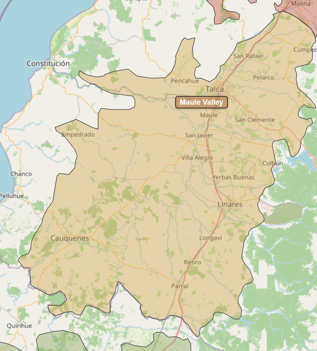 Billede fra regionen Maule Valleys