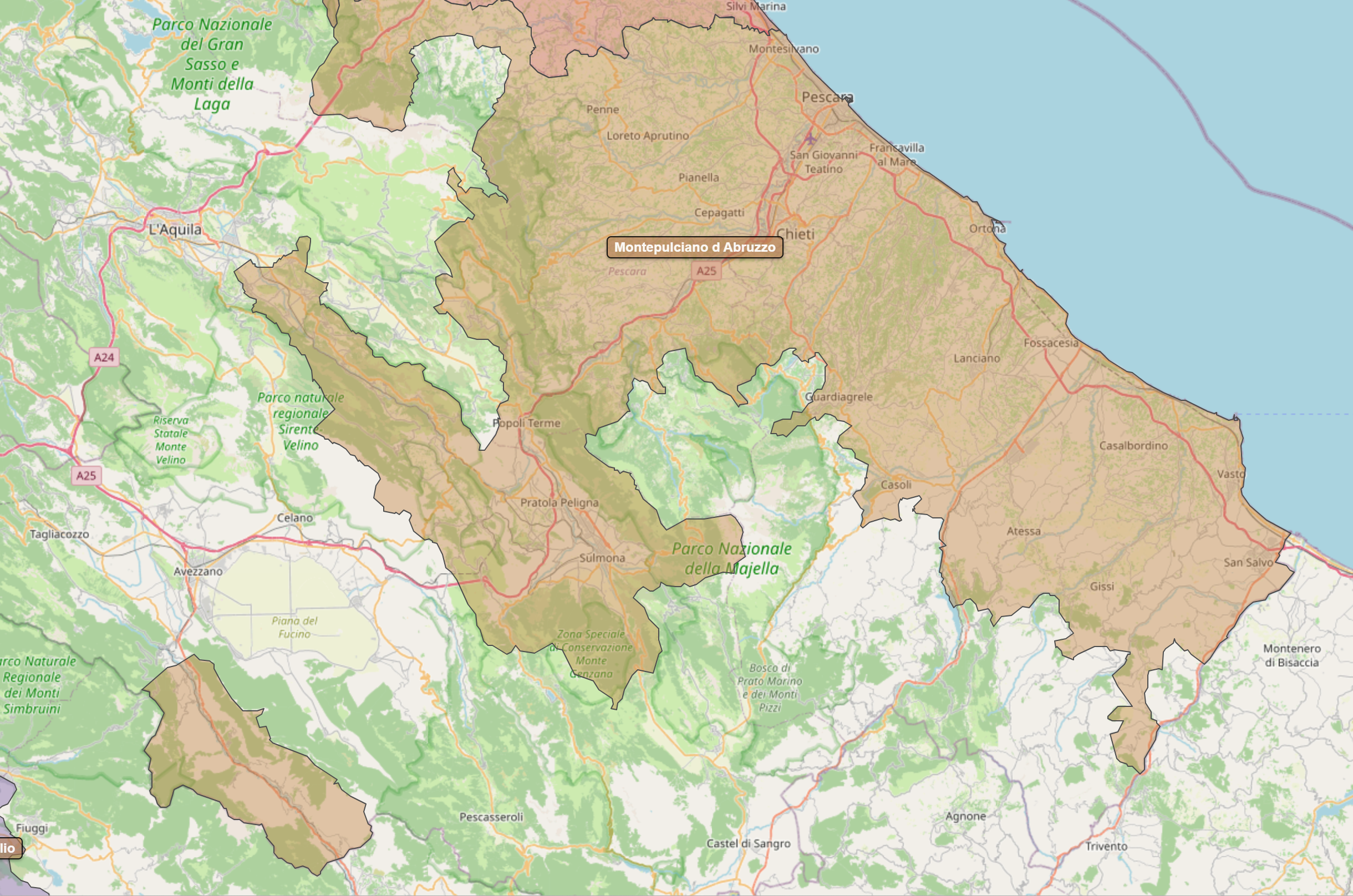 Billede fra regionen Montepulciano d'Abruzzo