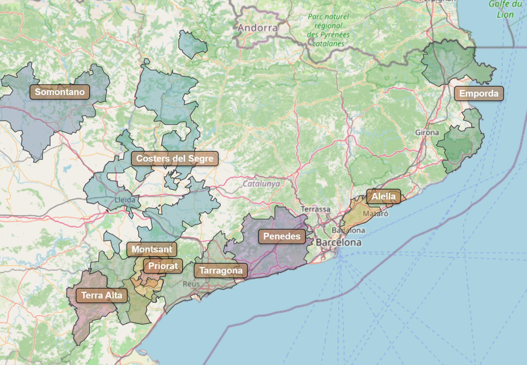 Billede fra regionen Catalunya