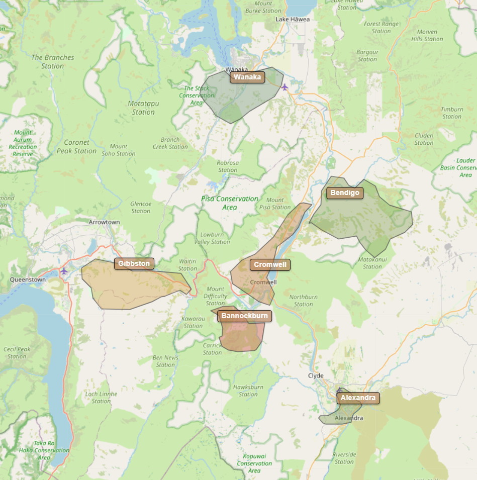 Billede fra regionen Central Otago